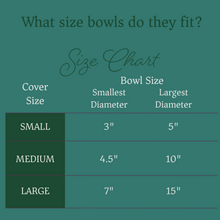 Load image into Gallery viewer, Bowl Covers - Large